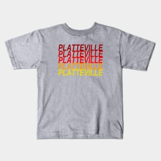 Ombre Platteville Kids T-Shirt